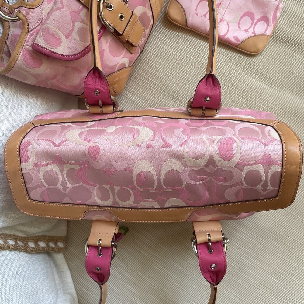 RARE Coach Pink Optic C 4-Piece Collector Set + Watermelon Charm - Picture 6 of 16